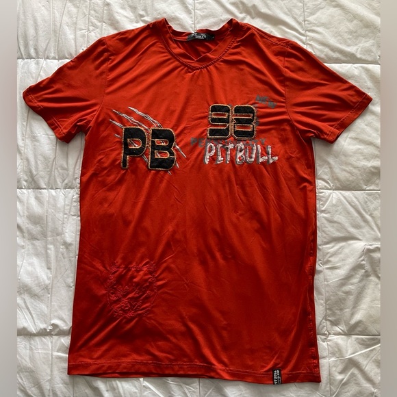 Bright Orange Tee Shirt - Picture 1 of 8